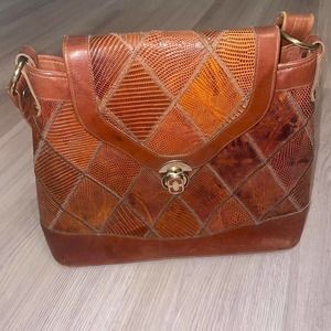 Vintage Patchwork Leather Purse